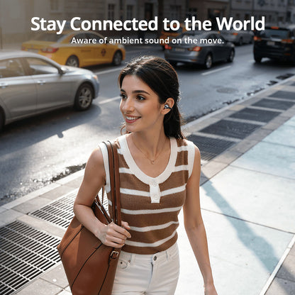 Tronsmart OpenFly Clip 2 - Écouteurs clip Hi-Res - 32h - écoute ambiante - appels clairs