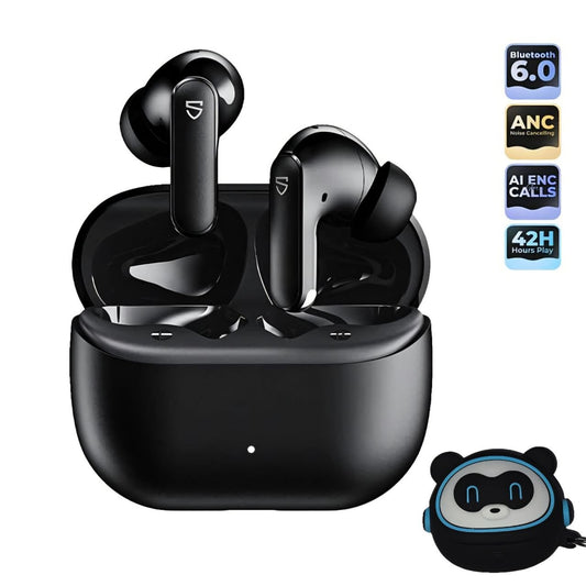 SOUNDPEATS Q3 Pro - Écouteurs Bluetooth 6.0 ANC -38dB - 42h - 13mm - IP55 + Etui de protection offert
