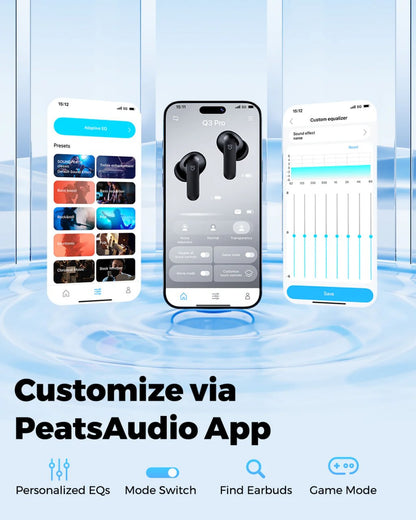 SOUNDPEATS Q3 Pro - Écouteurs Bluetooth 6.0 ANC -38dB - 42h - 13mm - IP55