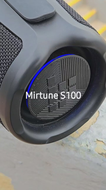 Tronsmart Mirtune S100 - 50 Watt - 20 heures d'autonomie - Étanchéité IPX7 - Poignée rétractable- Poids du produit  1,36 kg - application pour un son qui vous ressemble