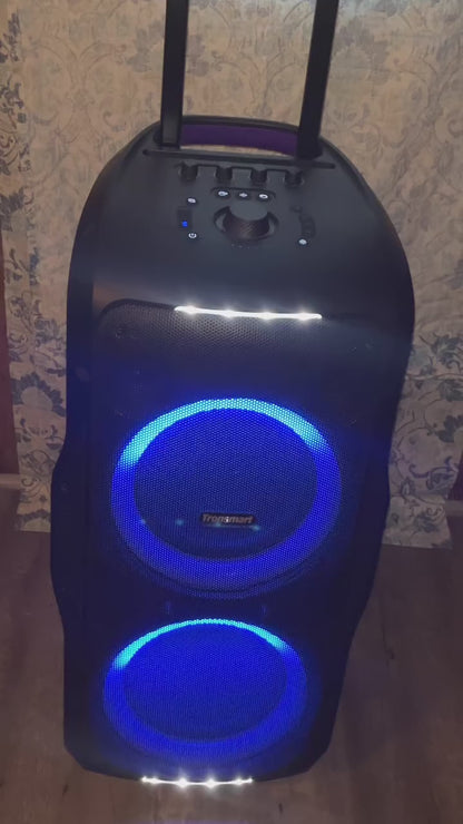 Tronsmart Halo 300  240 Watts - 20 heures d'autonomie - parfait pour les grands espace -Entrée micro ,  guitare et XLR -  20 heures  d'autonomie - 14 kg -  scène sonore élargie à 270°