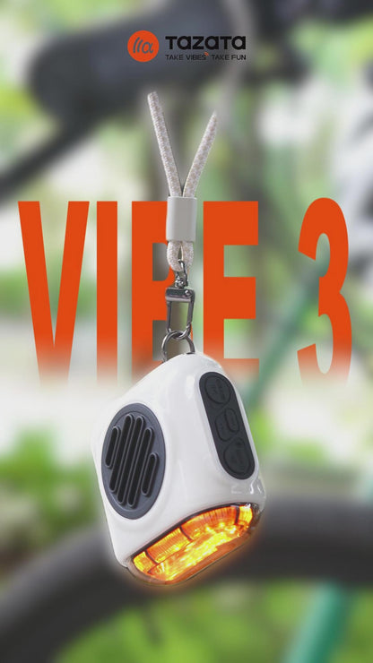 TAZATA VIBE 3 - Boîte à musique sans fil extérieure Bluetooth avec éclairage Mode de lecture pour le divertissement