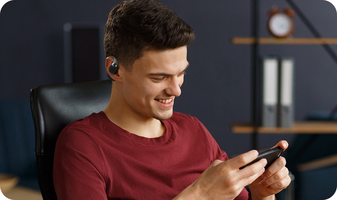 Tronsmart OpenFly 2 Pro - Casque ouvert - 4 micros IA - 10h - égaliseur - 8,8 g