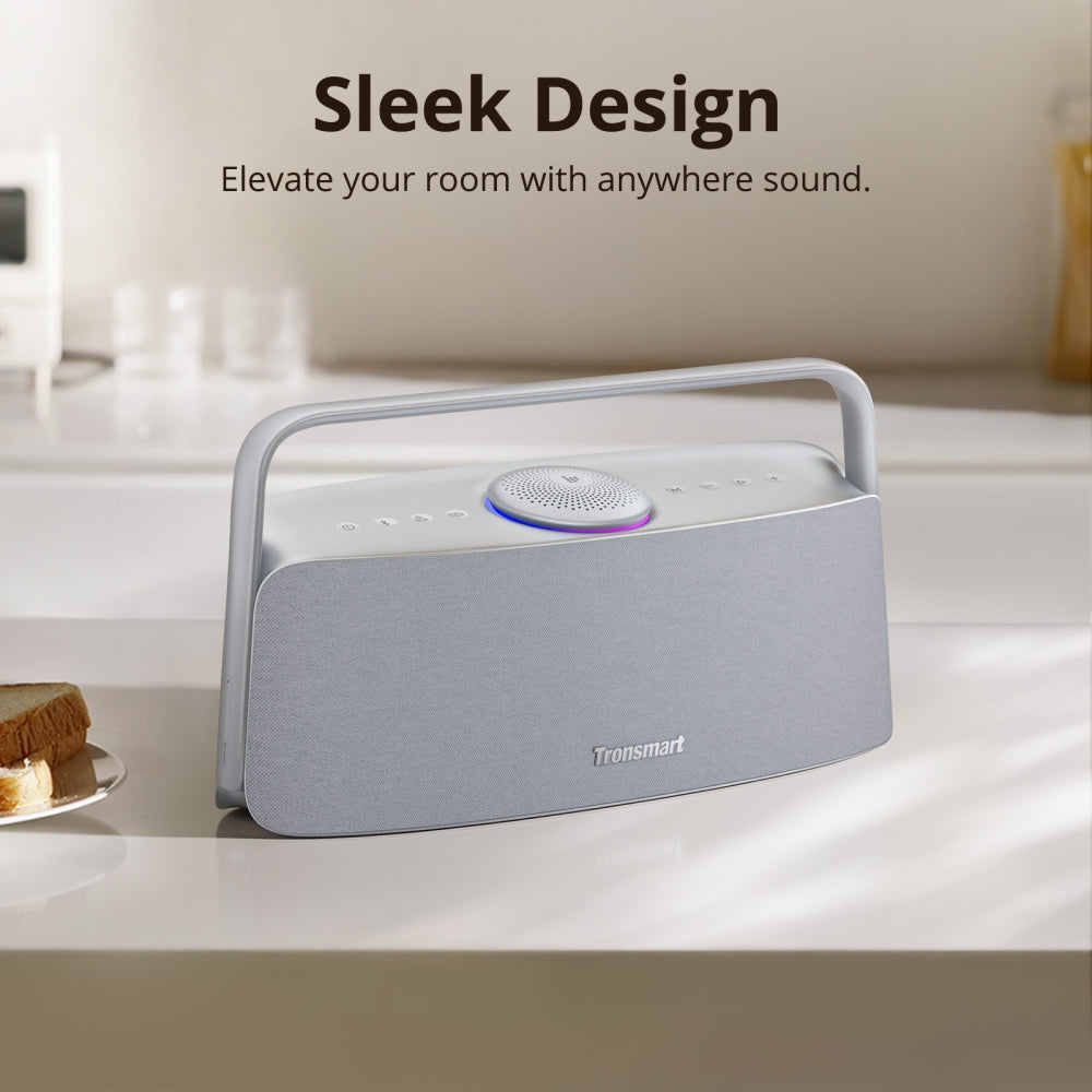 Tronsmart Fiitune X30 Enceinte domestique - 80 Watt - son immersif haute résolution - Spatial Audio- 14 heures d'autonomie - 3,6 kg-