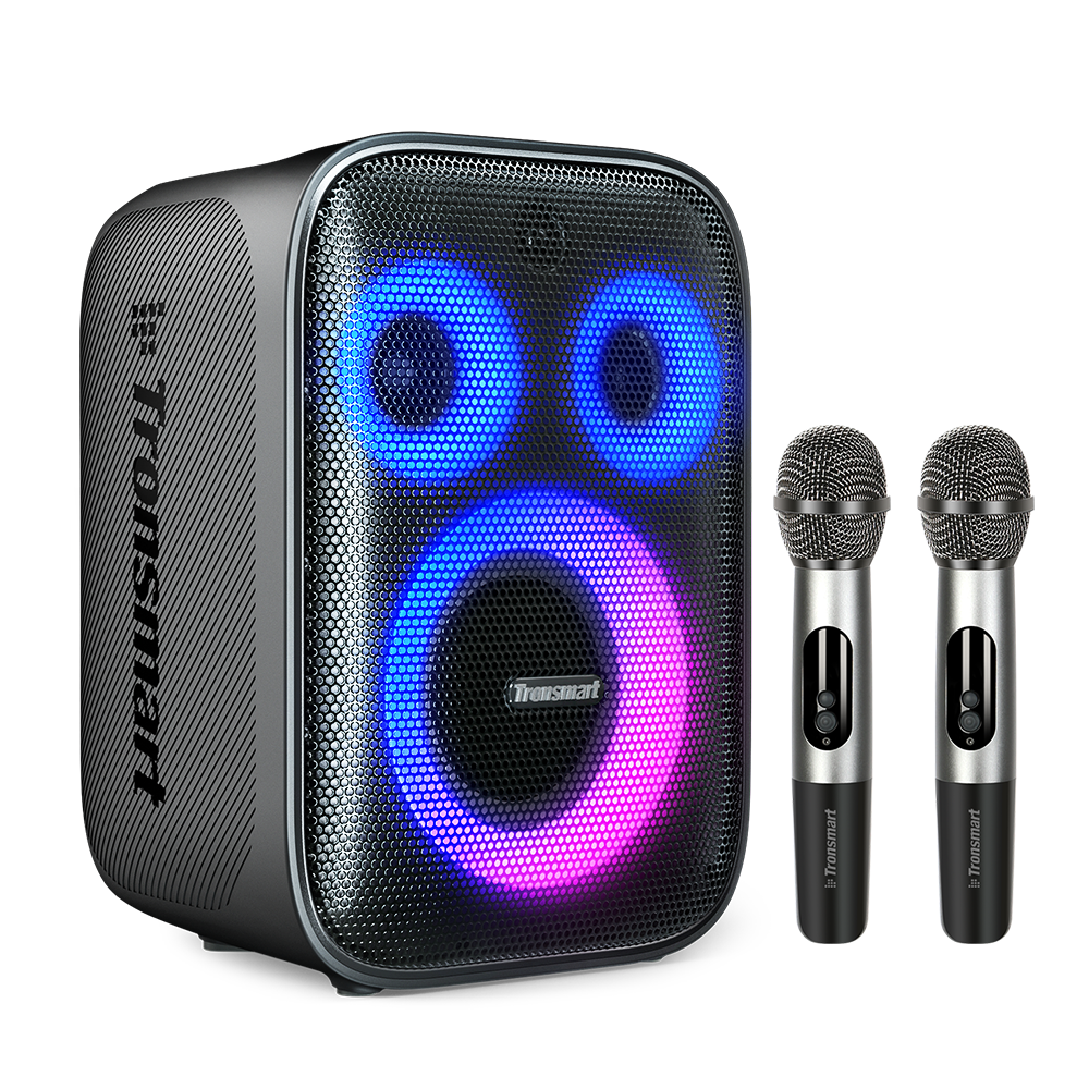 Tronsmart Halo 200 -  120 W - Indice de protection IP  IPX4 - Autonomie   18 heures - Poids du produit  7kg - 2 x Micros sans fil