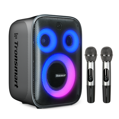 Tronsmart Halo 200 -  120 W - Indice de protection IP  IPX4 - Autonomie   18 heures - Poids du produit  7kg - 2 x Micros sans fil