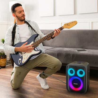 Tronsmart Halo 200 -  120 W - Indice de protection IP  IPX4 - Autonomie   18 heures - Poids du produit  7kg - 2 x Micros sans fil