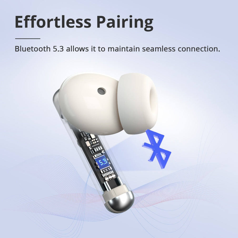 Écouteurs Tronsmart Sounfii R4 ENC -  Son équilibré - Contrôle tactile intelligent- Micro quadruple