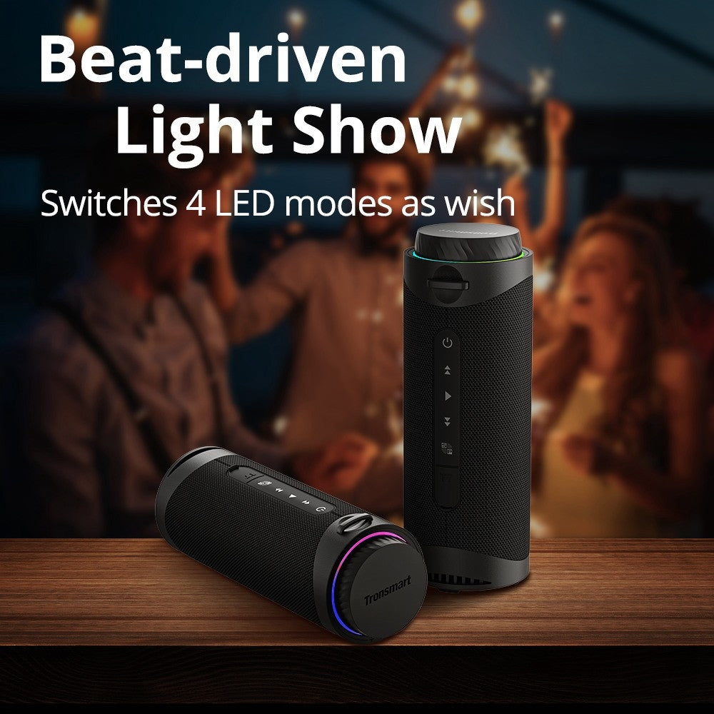Tronsmart T7 - Enceinte portable d'extérieur - 30 Watt -son étonnamment fort et bien équilibré -  Microphone Intégré - IPX7 - Son surround 360°- Poids du produit  882,8 g - 12 heures d'autonomie