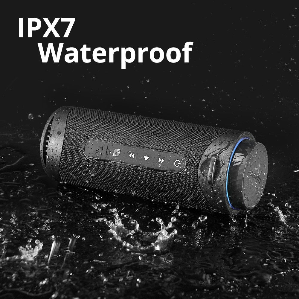 Tronsmart T7 - Enceinte portable d'extérieur - 30 Watt -son étonnamment fort et bien équilibré -  Microphone Intégré - IPX7 - Son surround 360°- Poids du produit  882,8 g - 12 heures d'autonomie