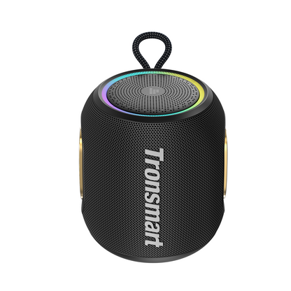 Tronsmart T8 mini  Enceinte d'extérieur portable - 16 Watt- Son équilibré à 360° - 20 heures d'autonomie de batterie -  microphone intégré - étanchéité IPX7 - couplage TWS -