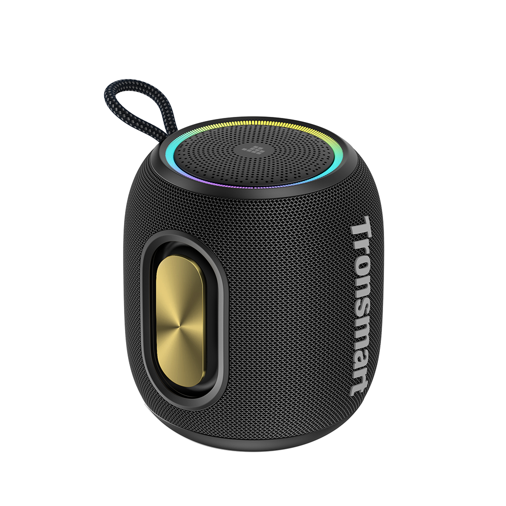 Tronsmart T8 mini  Enceinte d'extérieur portable - 16 Watt- Son équilibré à 360° - 20 heures d'autonomie de batterie -  microphone intégré - étanchéité IPX7 - couplage TWS -