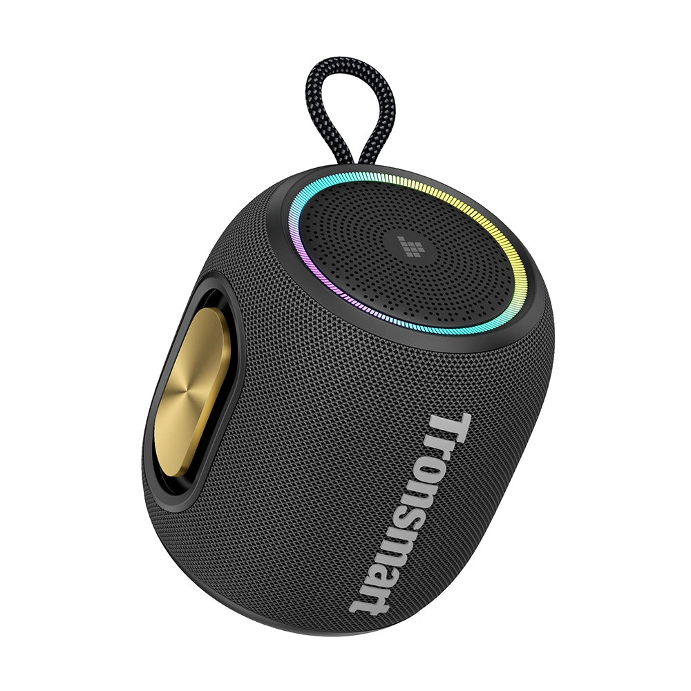 Tronsmart T8 mini  Enceinte d'extérieur portable - 16 Watt- Son équilibré à 360° - 20 heures d'autonomie de batterie -  microphone intégré - étanchéité IPX7 - couplage TWS -