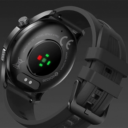 ZEBLAZE BTALK 4 PRO - Écran tactile AMOLED - IP68 - Jusqu'à 14 jours/ 21 jours - 22 mm - 2 bracelets