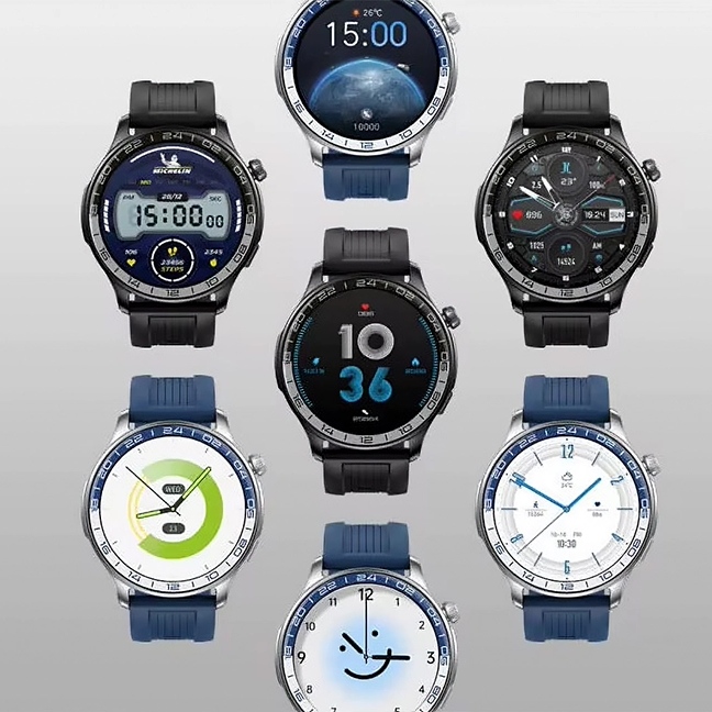 ZEBLAZE BTALK 4 PRO - Écran tactile AMOLED - IP68 - Jusqu'à 14 jours/ 21 jours - 22 mm - 2 bracelets