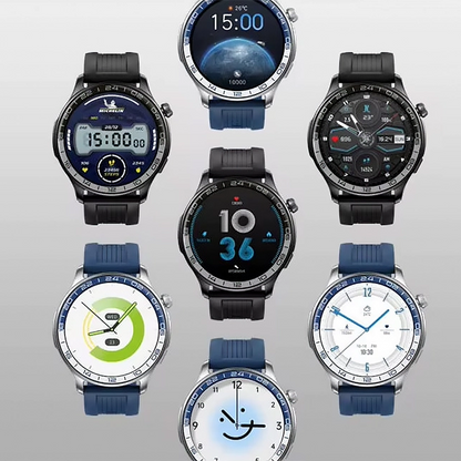 ZEBLAZE BTALK 4 PRO - Écran tactile AMOLED - IP68 - Jusqu'à 14 jours/ 21 jours - 22 mm - 2 bracelets